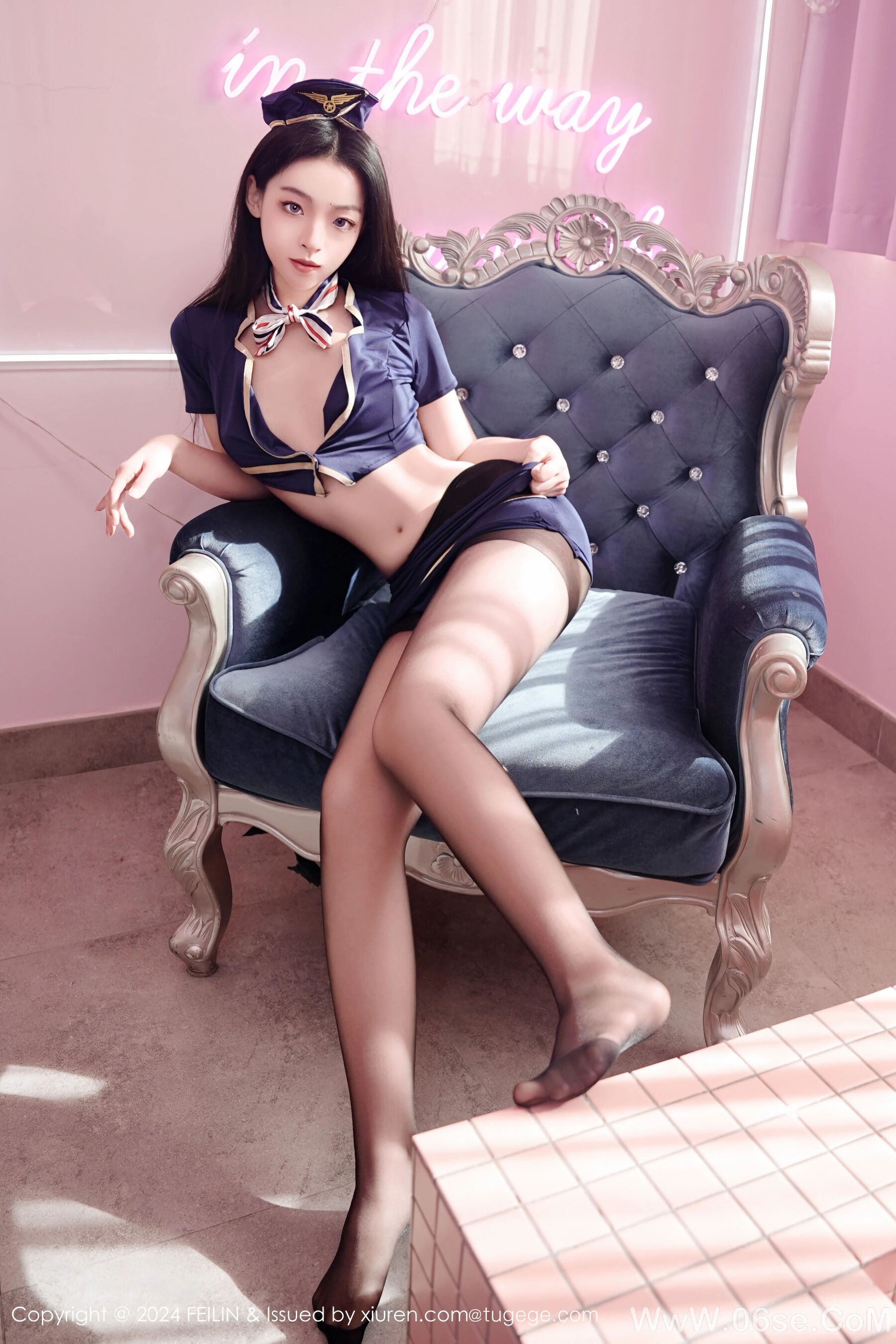 图片[30]-FEILIN嗲囡囡 2024.12.19 NO.0494 芝樱[90P]-六色网