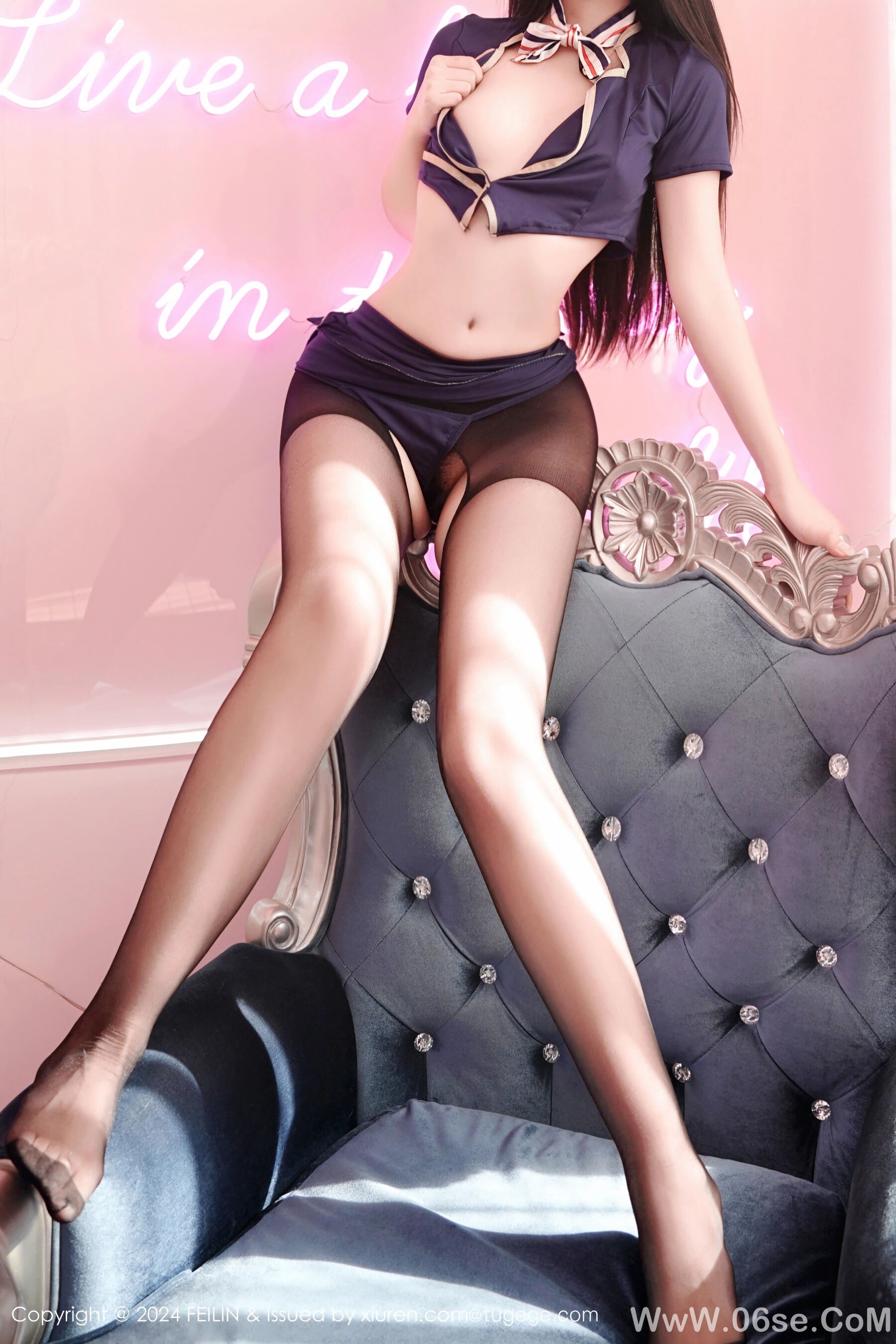 图片[65]-FEILIN嗲囡囡 2024.12.19 NO.0494 芝樱[90P]-六色网
