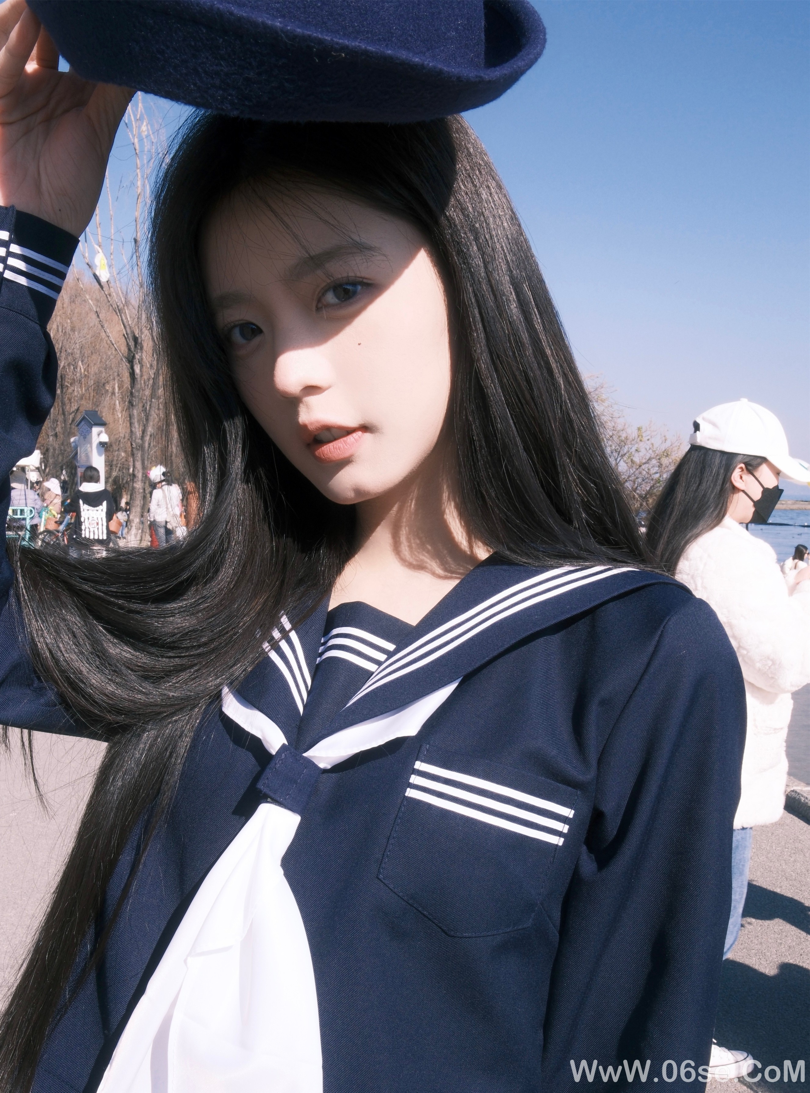 图片[16]-美女壁纸丨清新自然气息的美女-六色网