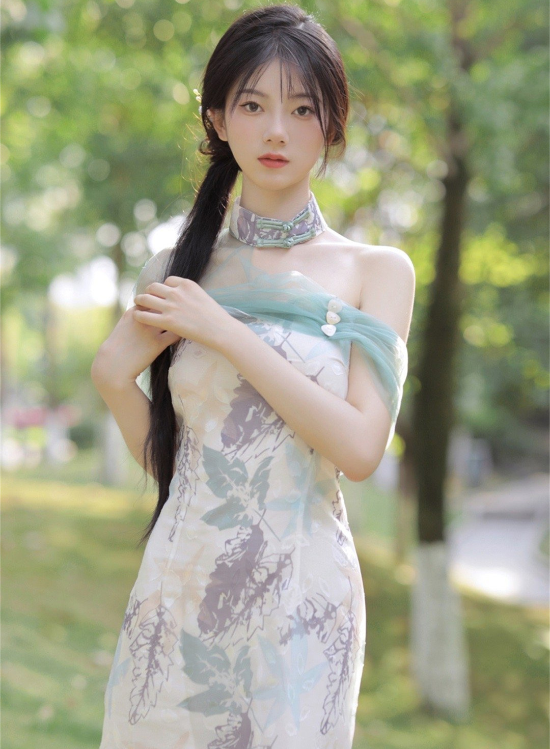 图片[3]-清纯美女丨美若花仙，惊艳眼球！-六色网