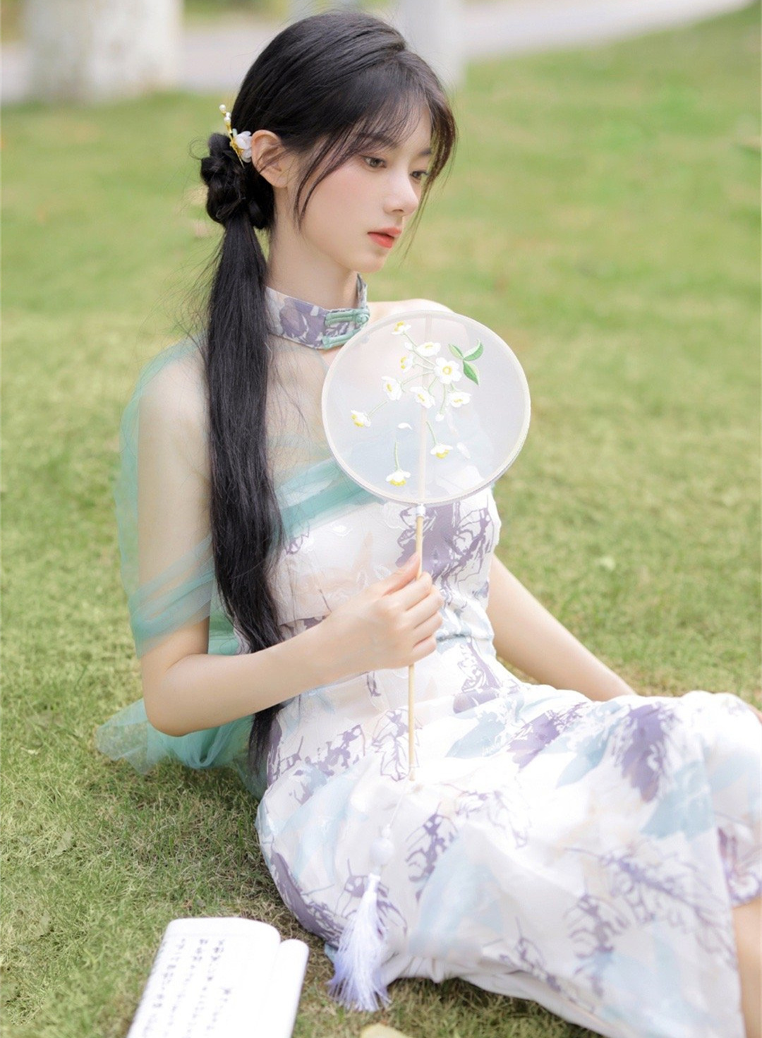 图片[20]-清纯美女丨美若花仙，惊艳眼球！-六色网