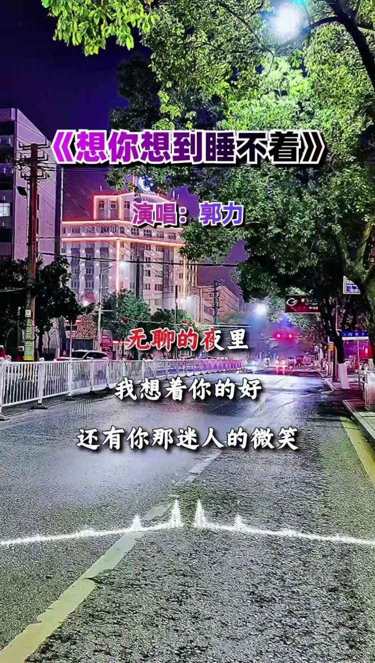 想你想到睡不着 #郭力 #伤感音乐 #情感音乐 #完整版