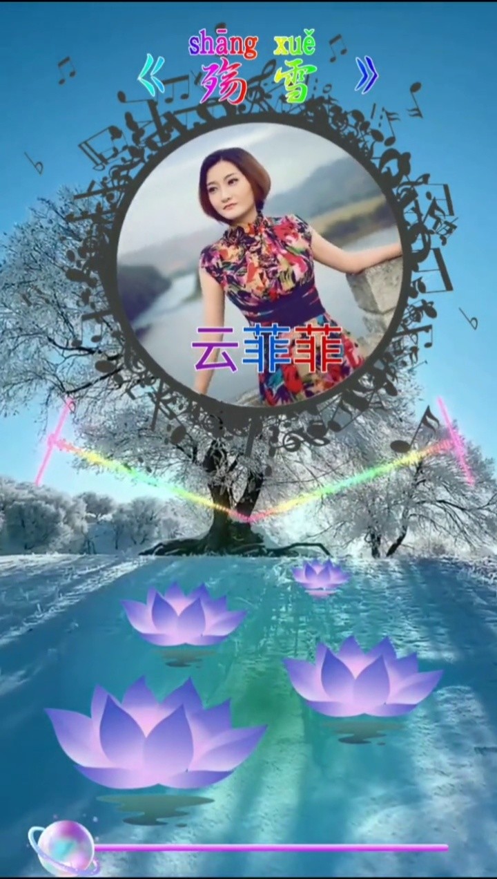 雲菲菲原唱《殤雪》,歌聲動聽,悽美憂傷,聽哭了多少痴情人