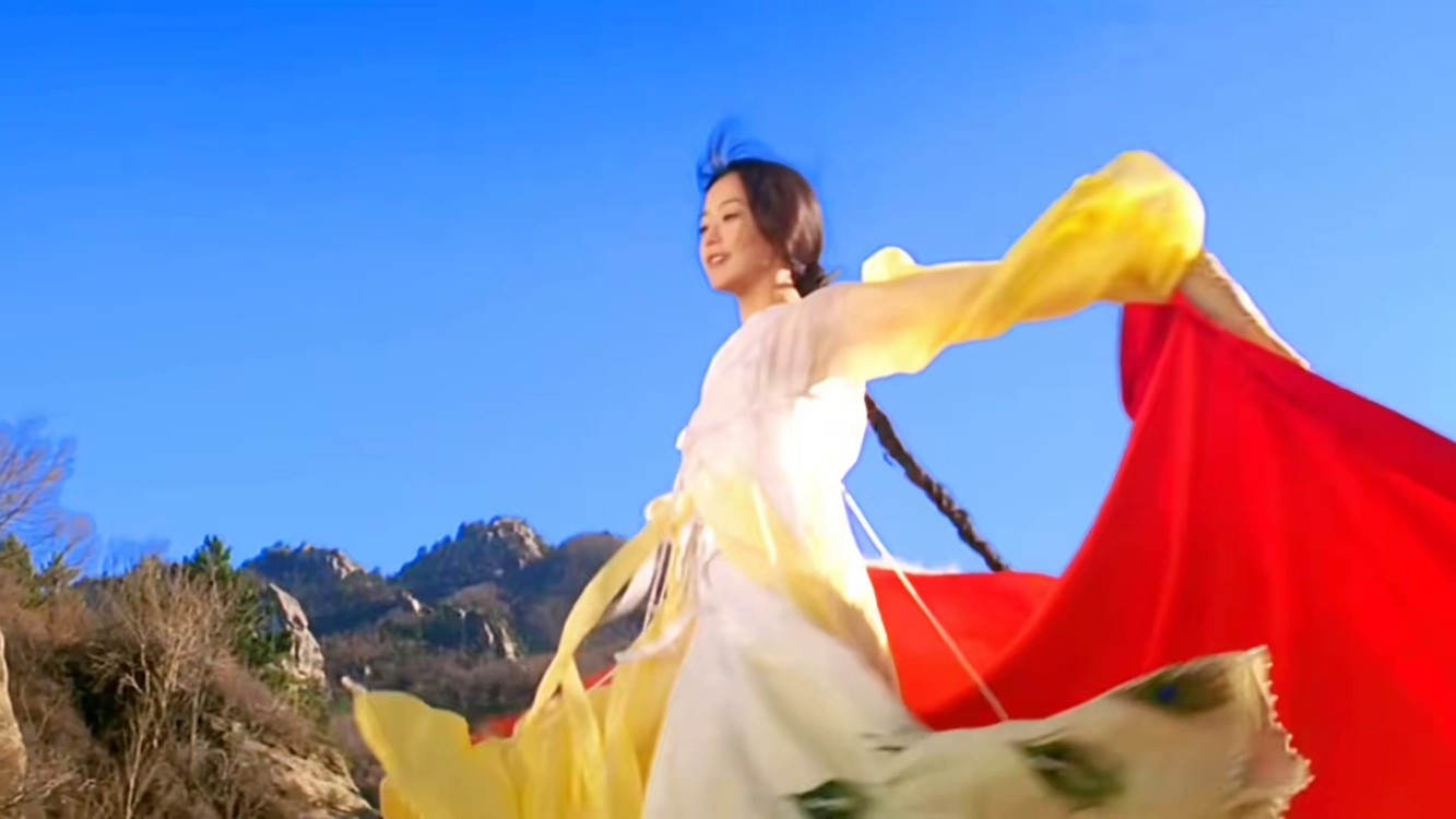 "美丽的神话"说的就是玉漱的美和那跨越两千年的神话一般都爱情吧!