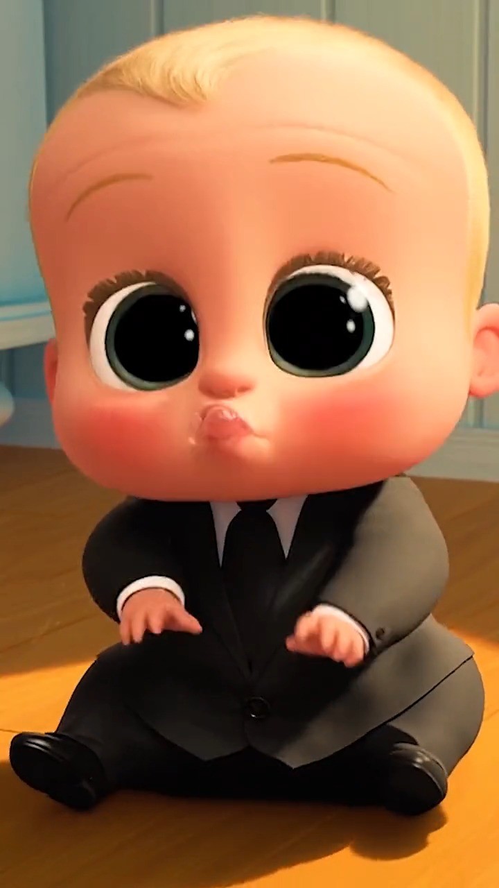 当宝宝穿上西装