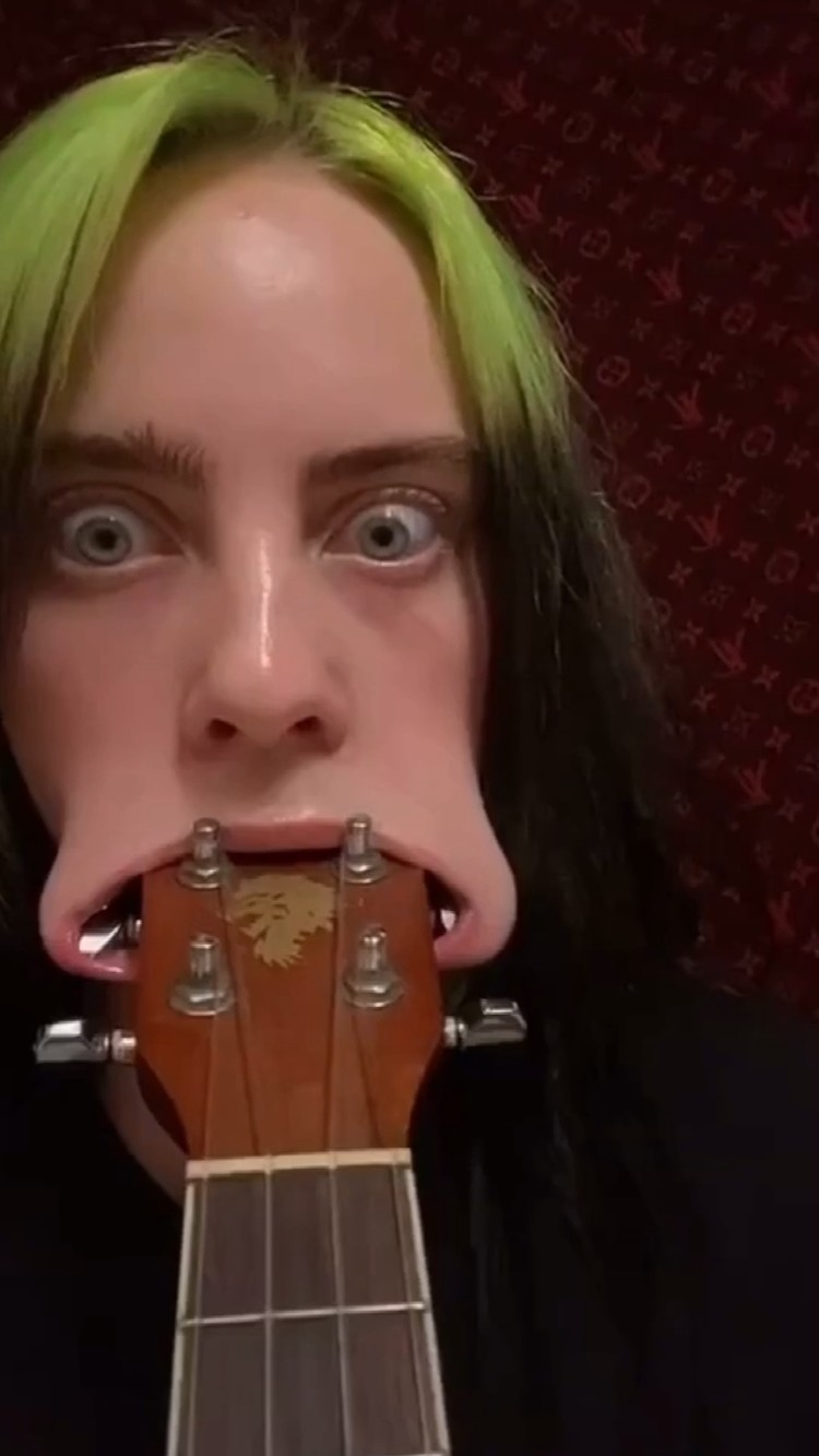 billie eilish最新个人搞怪小品短视频