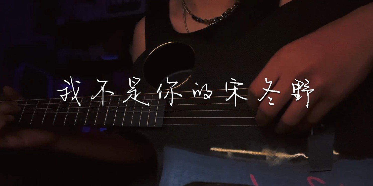 - 【吉他翻唱】我不是你的宋冬野 cover：刘大壮