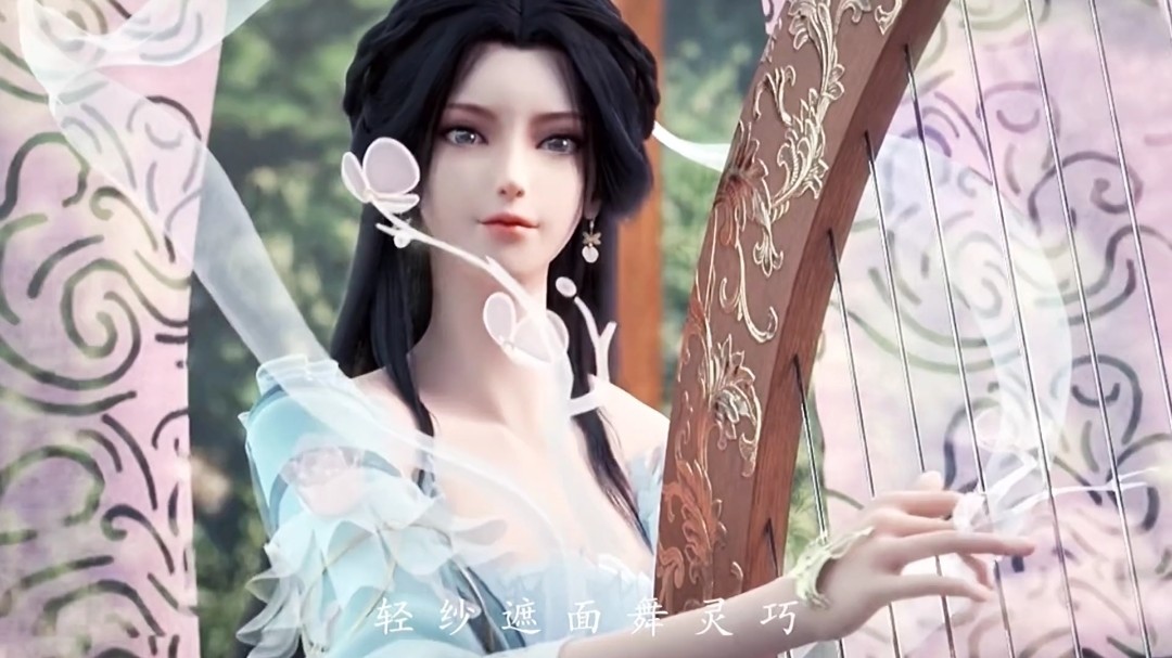 等什么君《慕夏》,美女都是那么倾心,国漫威武!