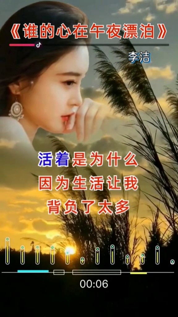 心里有太多委屈,生活有太多无奈,只有坚强的面对#谁的心在午夜漂泊