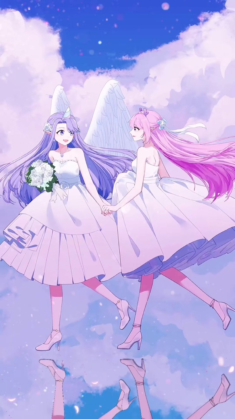 姐妹,你可别掉队哦!#闺蜜 #动漫 #二次元