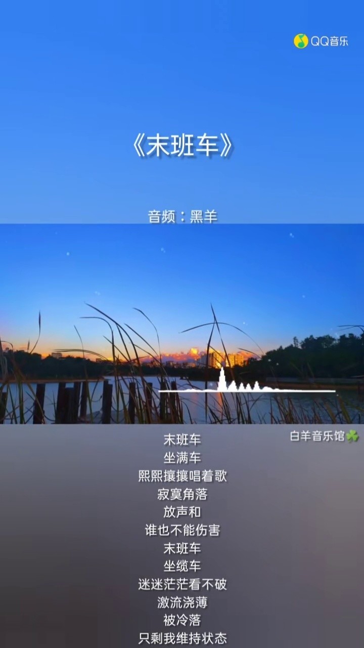 末班车 #黑羊 #qq音乐华语