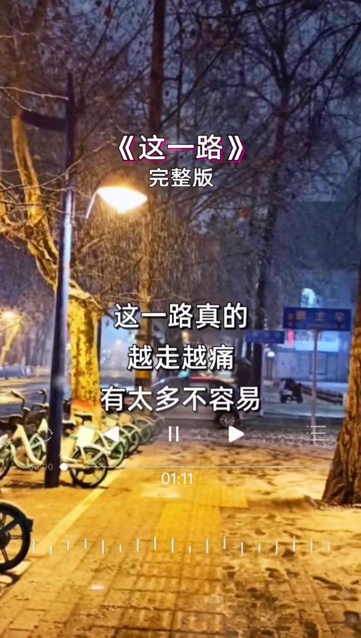 这一路图片带字伤感图片