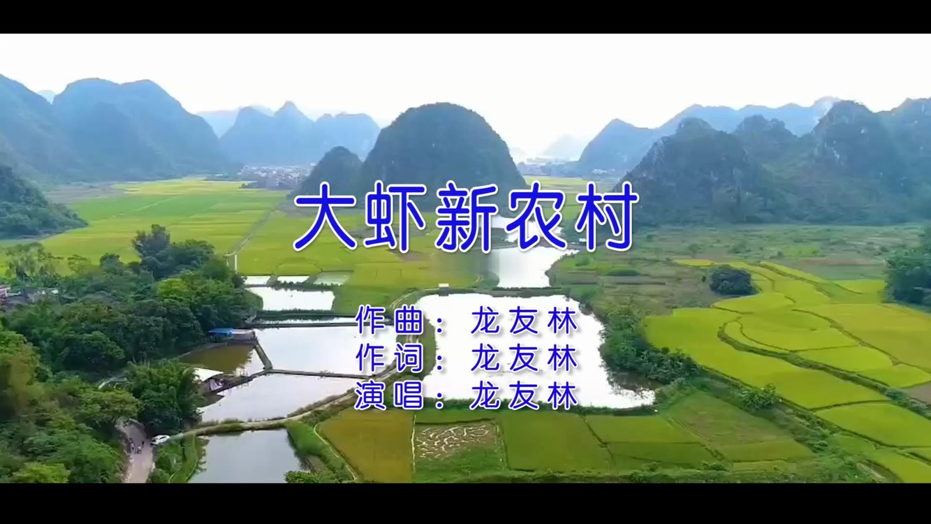  - 《大虾新农村》乡村振兴主题曲 龙友林2024年原创歌曲 MV 视频