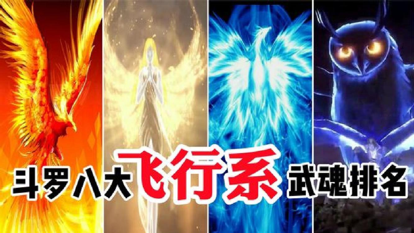 斗罗大陆最强八大"飞行系"武魂排名,十首火凤凰仅排第二!