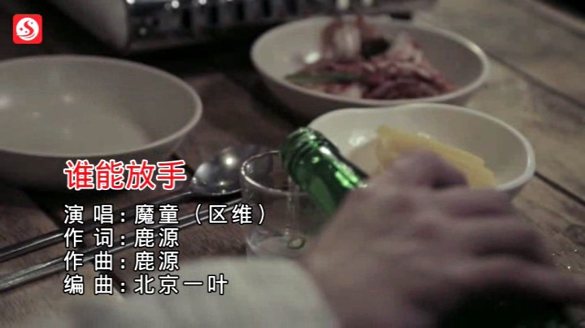  - 谁能放手 魔童 视频KTV歌词字幕 粤语