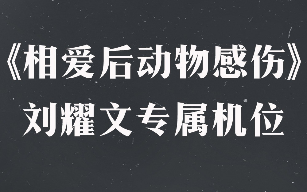 刘耀文《相爱后动物感伤》直拍 时代少年团2021火力全开演唱会