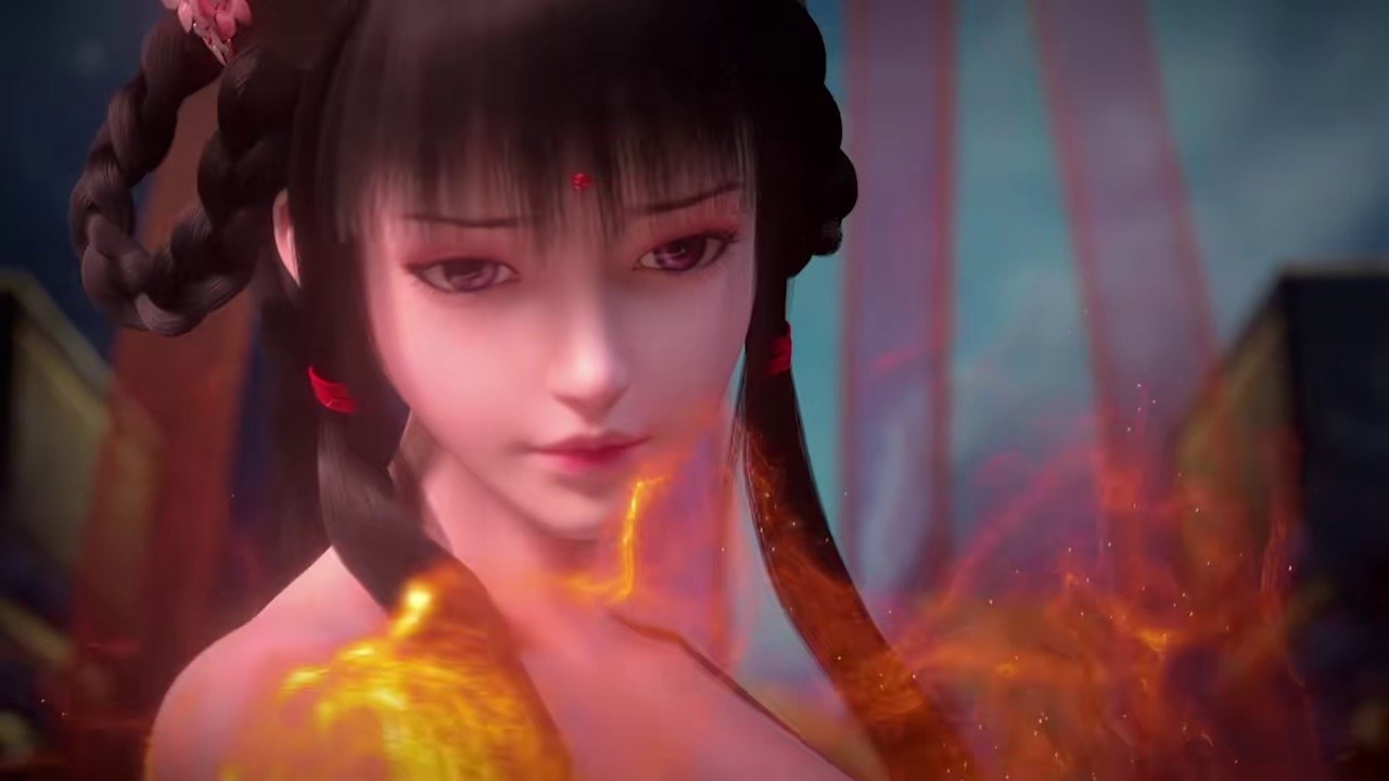 蜕变为成熟靓女 #国漫 #充能计划  #石昊火灵儿共浴涅槃池 #彼岸花开