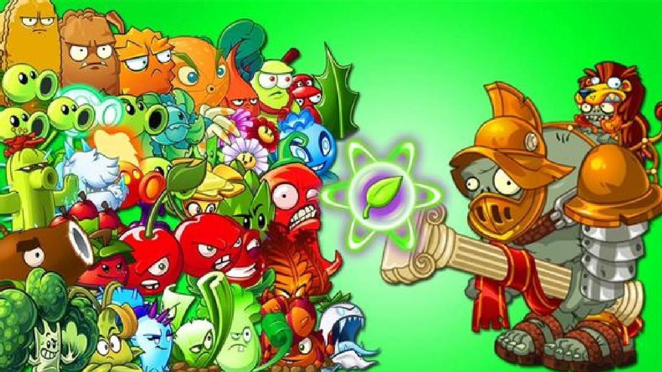 植物大战僵尸:魔术菇机枪豌豆猕猴桃强强联合!迎战八种巨人僵尸