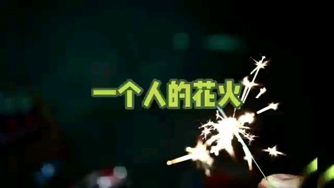  - 一个人的花火