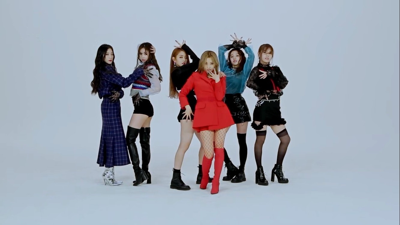 (g)i-dle《latata》镜像修正舞蹈版 中韩双字
