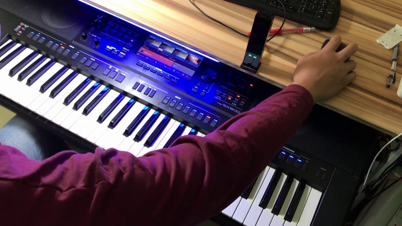 电子琴《久别的人dj版》