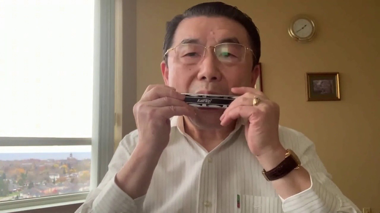 tremolo harmonica solo 口琴独奏《我的中国心》