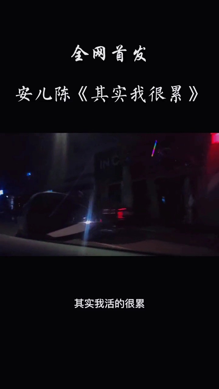  - 其实我很累 安儿陈