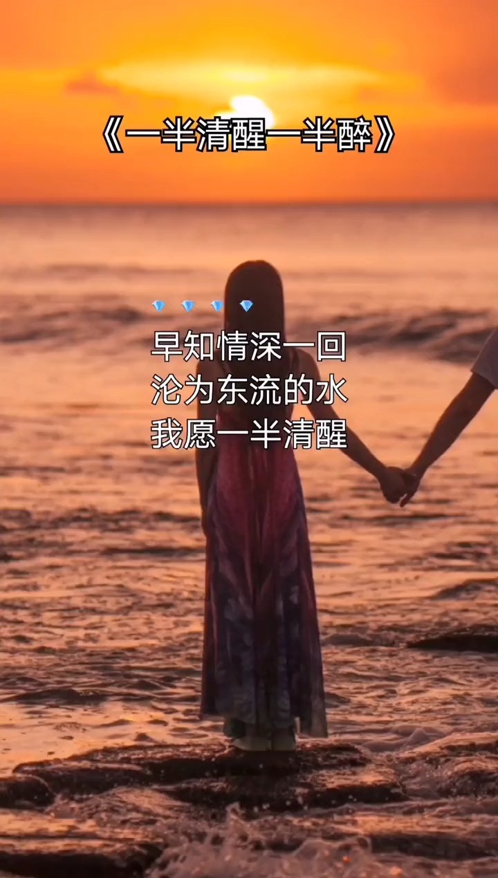 【一半清醒一半醉】 黄静美