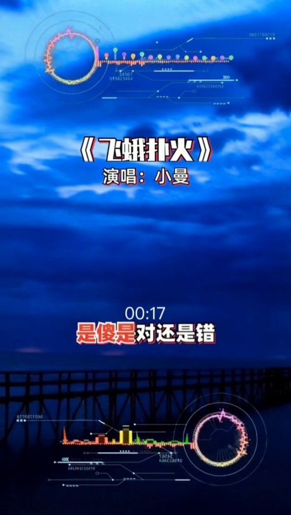 音乐 #伤感歌曲 #飞蛾扑火 #小曼 #热门音乐