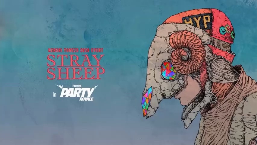 米津玄師「感電」 stray sheep in fortnite