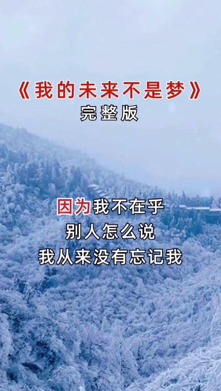 这气质这风度唱一首我的未来不是梦歌声也没得说陶醉呀