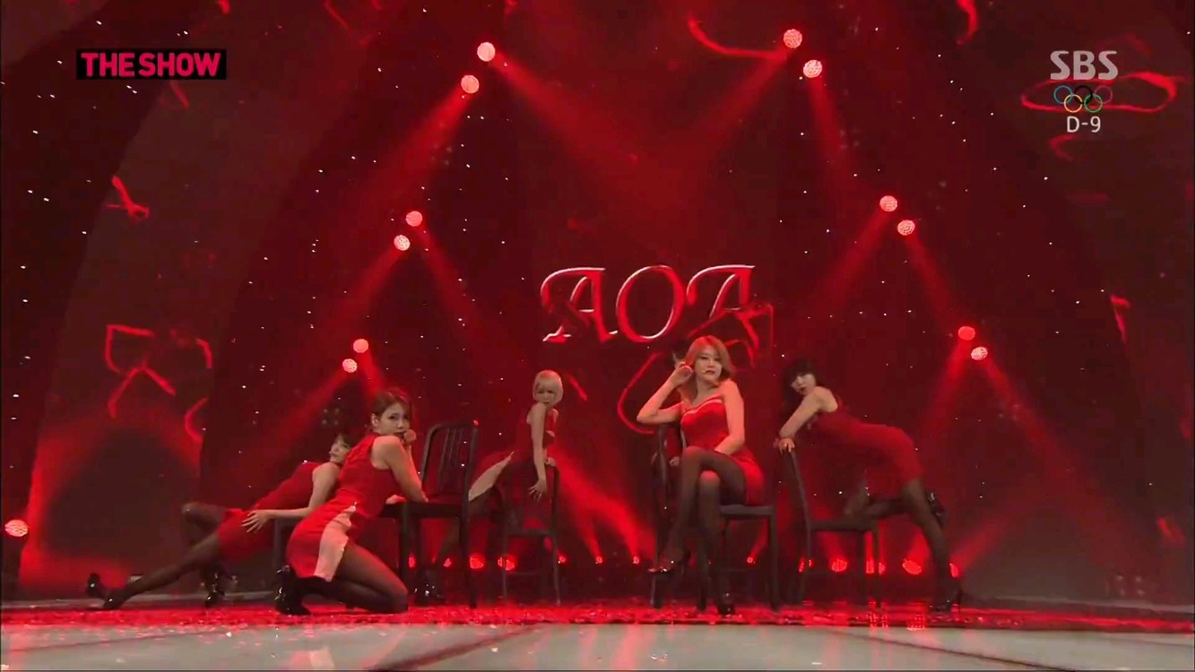 - AOA《短裙》最美性感现场