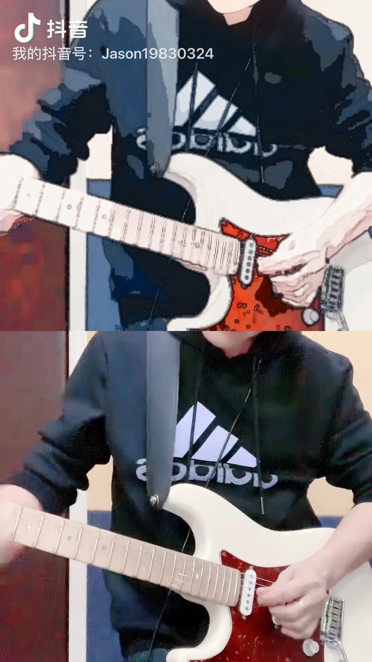 - 吉他即兴演奏短视频