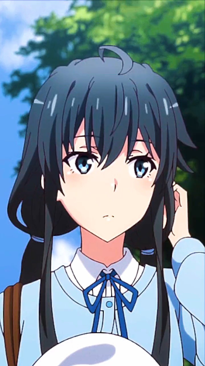 这么娇羞的雪乃,太卡哇伊啦