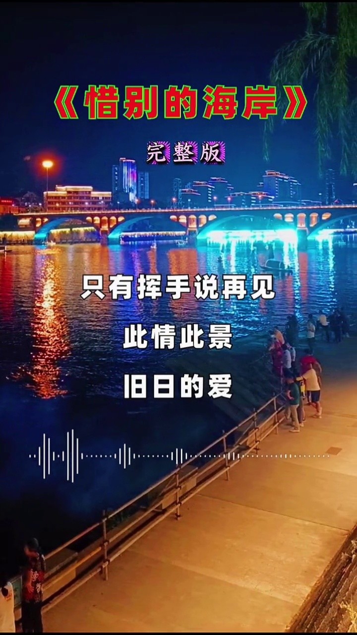 龙飘飘《惜别的海岸》,苦涩的海风静静地吹送,海面何处有你影踪-高清