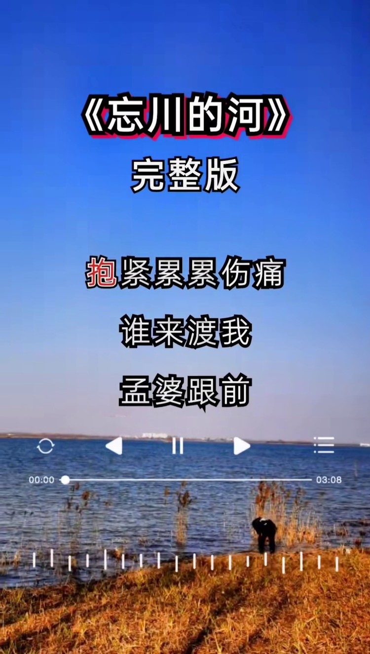 这才是忘川的河的真正原唱歌词句句情深听得潸然泪下