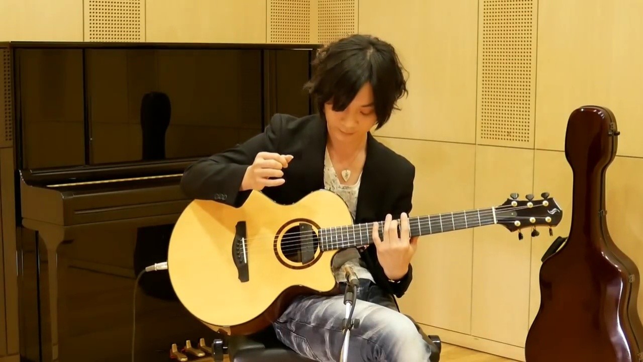 松井佑贵指弹吉他《打上花火》听起来太舒服了!