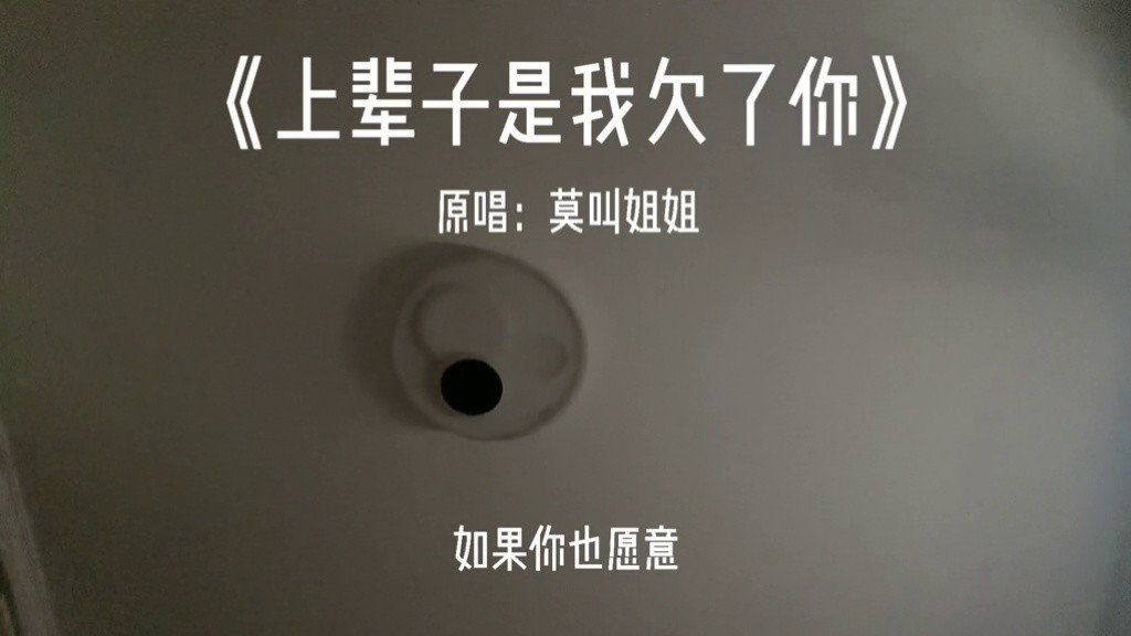 音乐一首歌一个故事上辈子是我欠了你