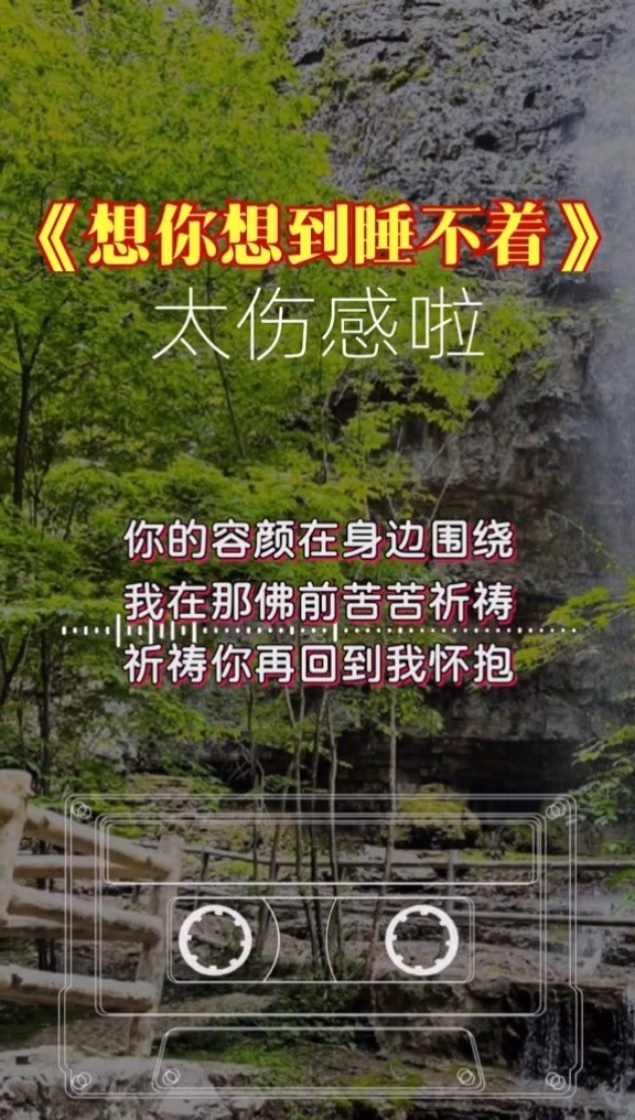 想你想到睡不着 #音乐#伤感音乐