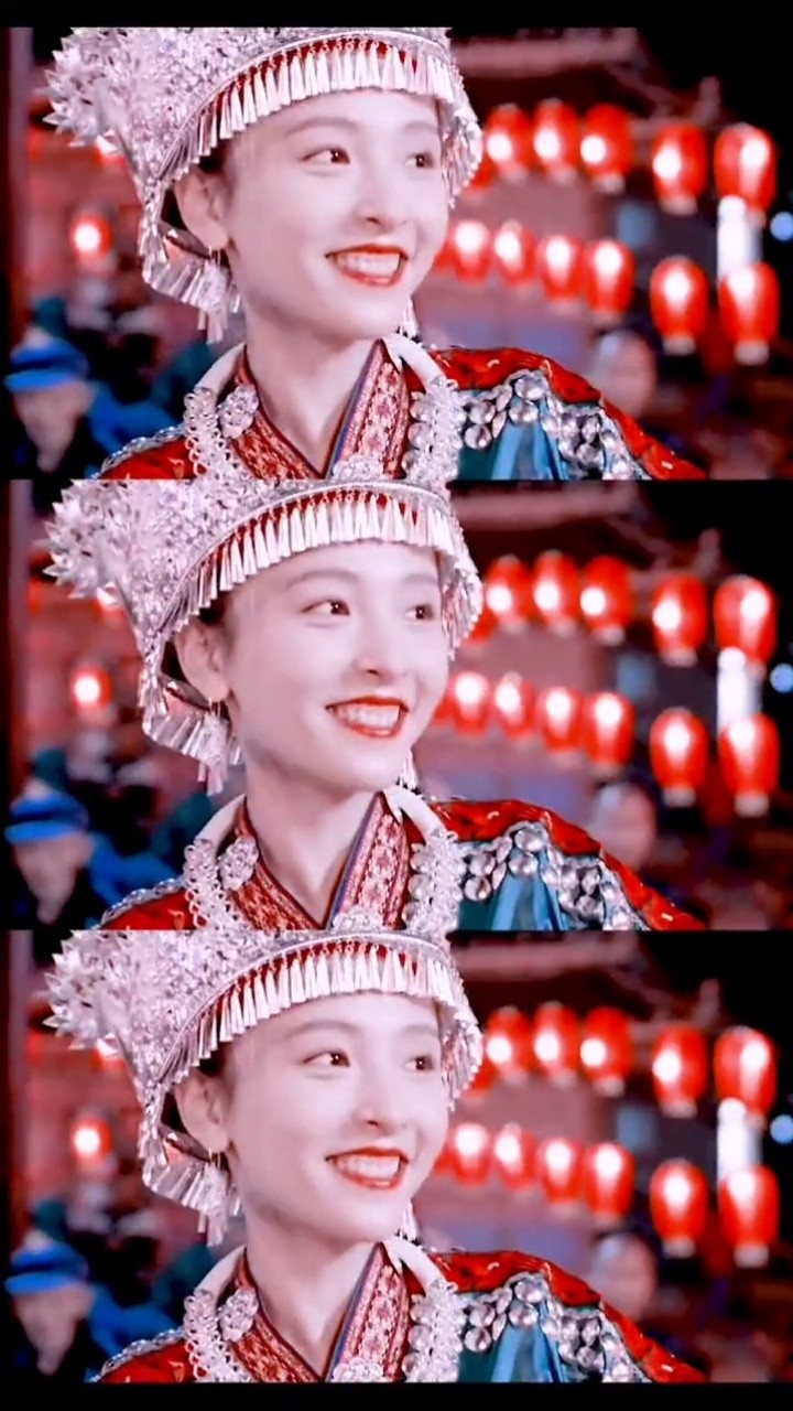 错把青春插错秧(这个苗族造型好美)#吴倩