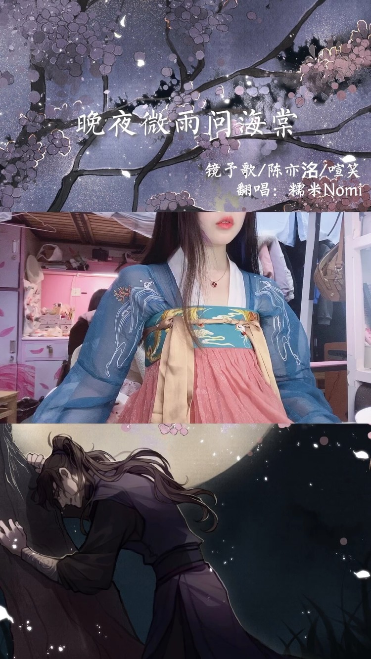  - 【糯米Nomi】晚夜微雨问海棠