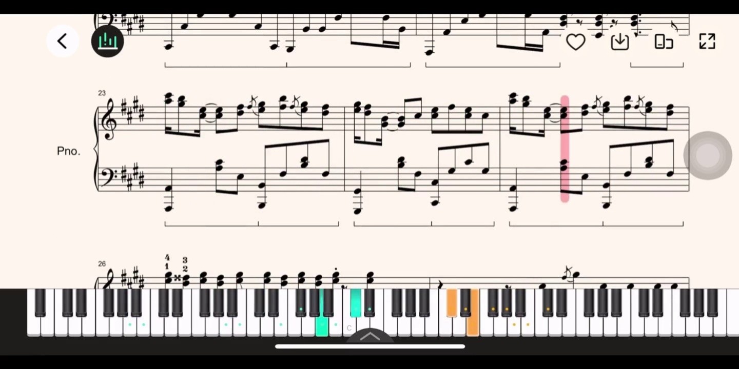 《ring ring ring》钢琴