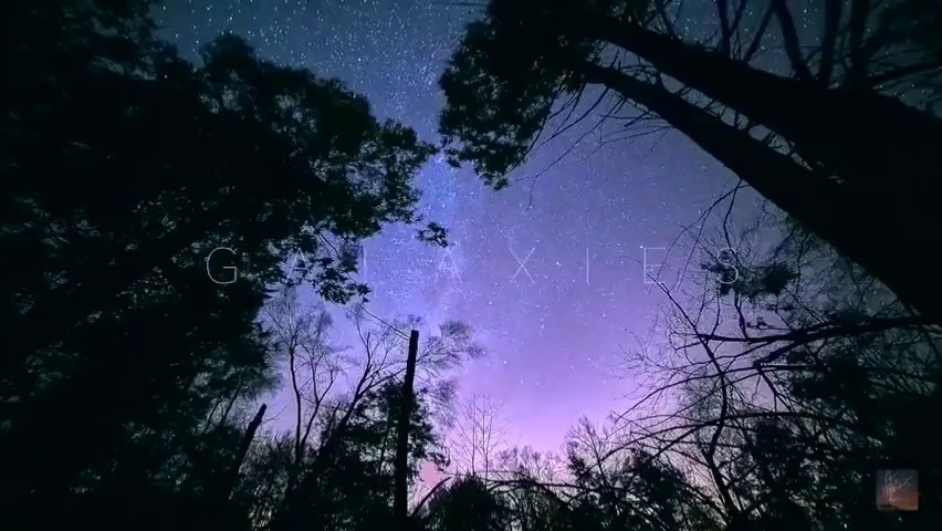 星空剪影 蓝心羽图片