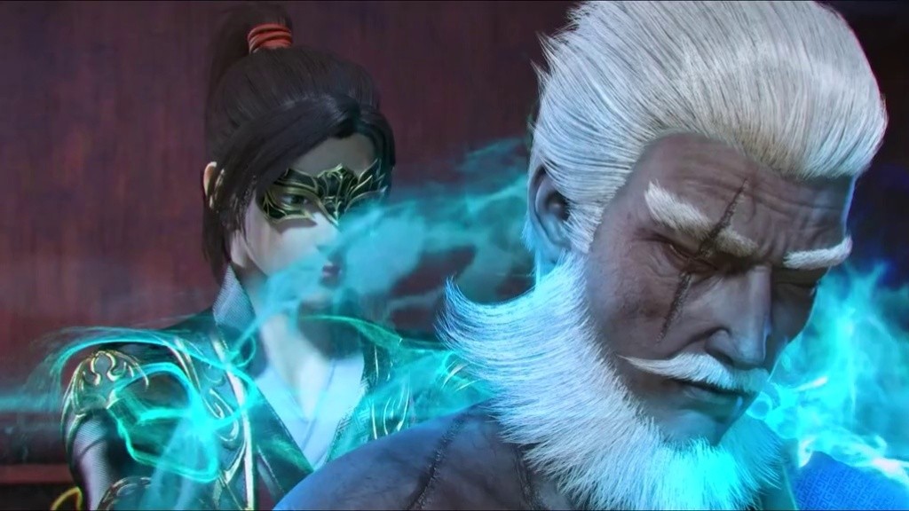 萧炎用青莲地心救治纳兰桀.