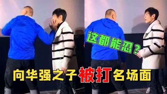 - 向佐被拳王当众掌掴，表情僵硬不敢还手，向太郭碧婷躲五米远看呆