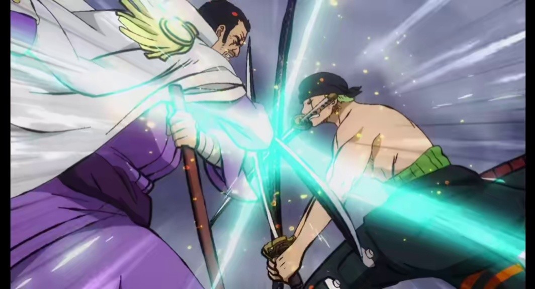 索隆 对战大将#藤虎  #海贼王 #狂热行动 #动漫剪辑 #还在假装