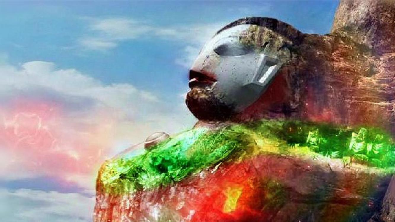 奥特曼最豪华的死亡名场面!变石像,黄金不算啥,还有变钻石的?