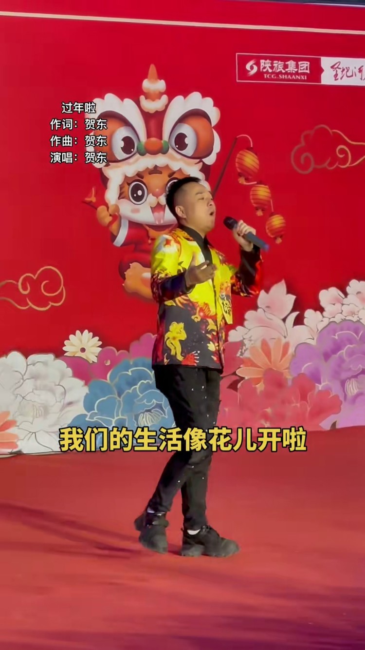 贺东 #过年啦 #过年啦版 #演出现场视频