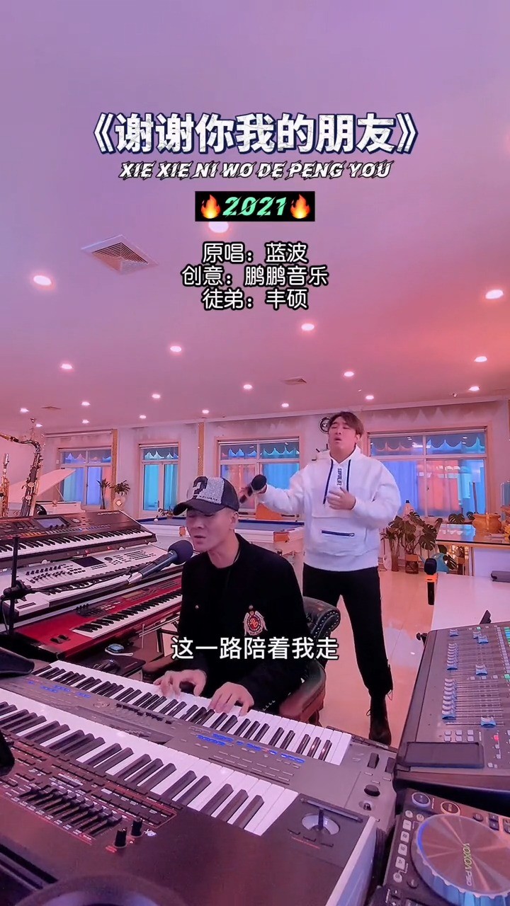  - 鹏鹏音乐cover《谢谢你我的朋友》感谢遇见的朋友