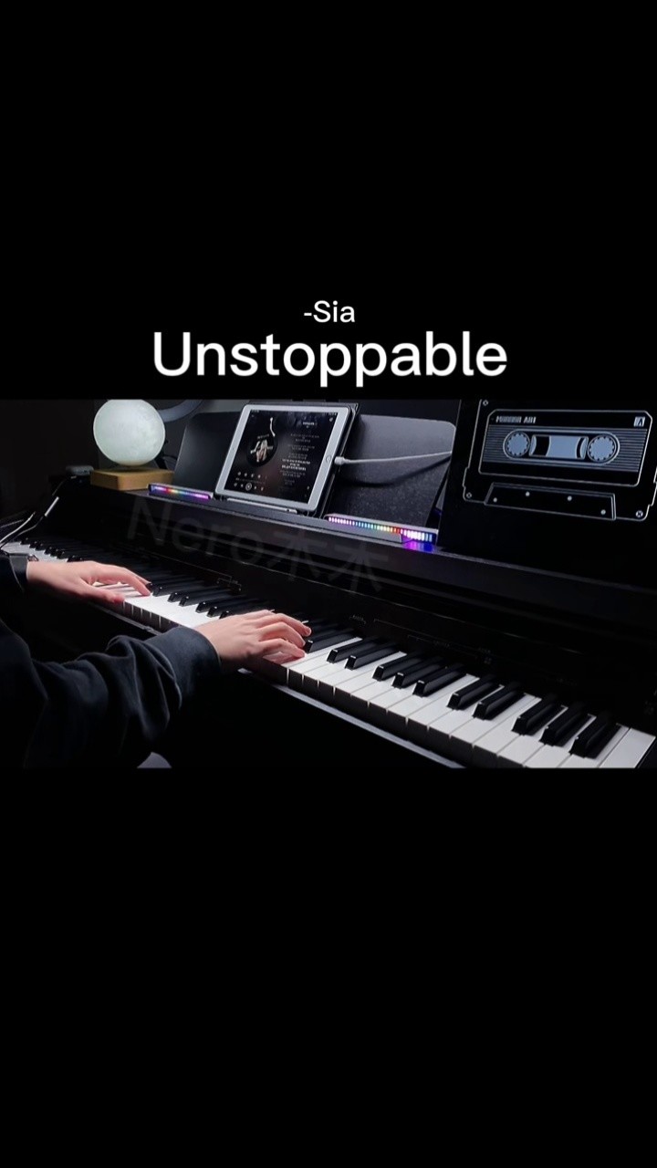 unstoppable #钢琴 "我可能会输得很惨,但我绝不会投降!
